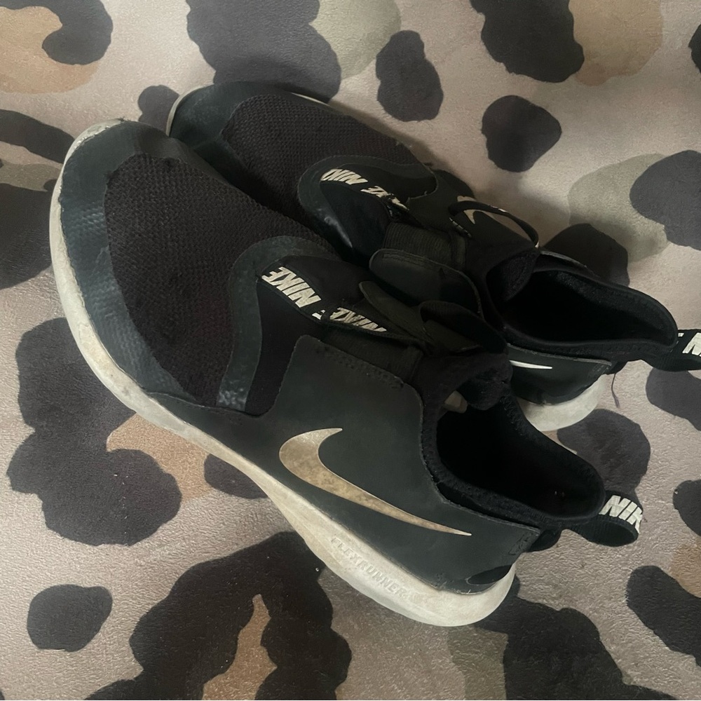 Nike Kids Black Slip-On Athletic Shoes